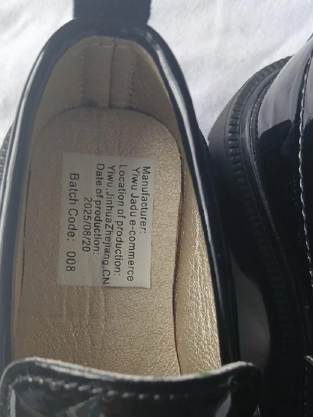 Kids Patent Black Buckle Loafers